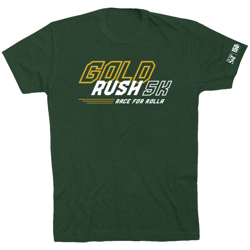 Gold Rush 5K tshirt