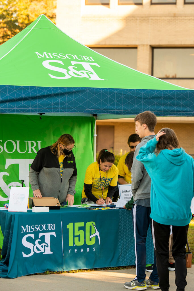 Students and members of the community race in the annual Gold Rush 5K race that was held in-person and virtually.
Michael Pierce/Missouri S&amp;T